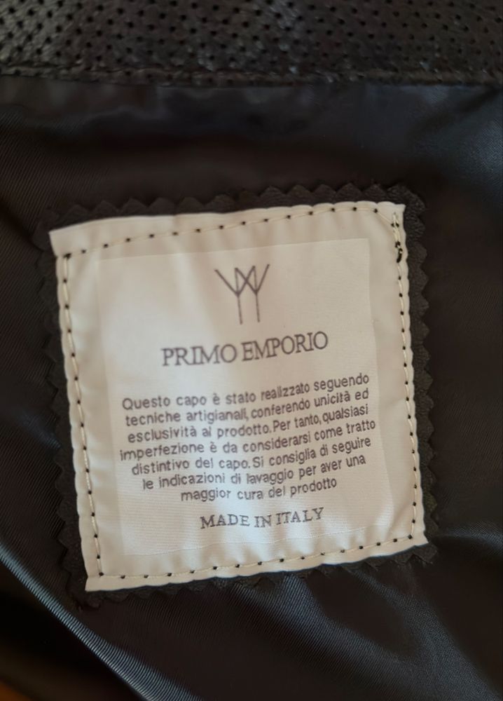 Кожено яке Made in Italy
