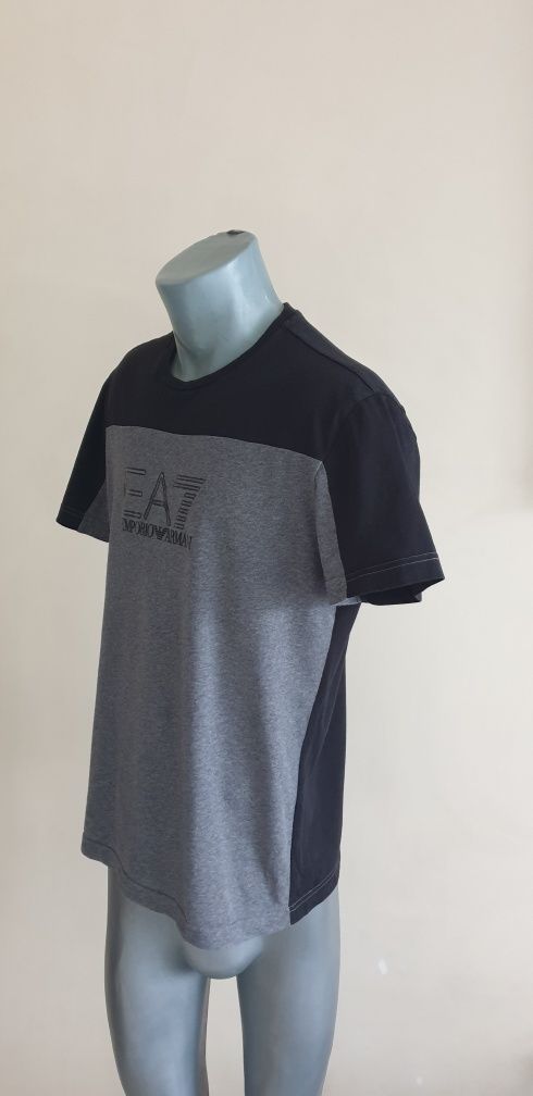 Emporio Armani EA7 Cotton Mens Size L ОРИГИНАЛ! Мъжка Тениска!