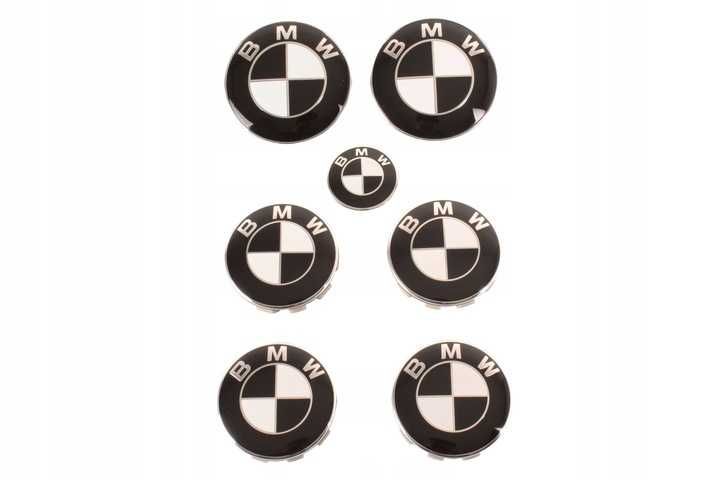 Set 4 Embleme Emblema Logo BMW Jante 56/60/68mm Diferite modele/culori