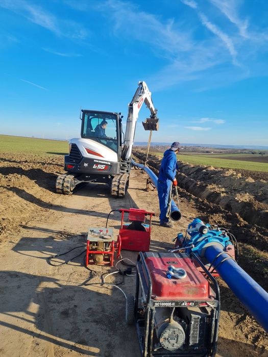 Изграждане на външна канализация, септични ями, дренаж, канал и др.