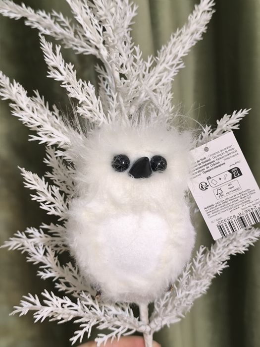 Decorațiuni/ornamente pentru brad/Crăciun (10 bufnițe)