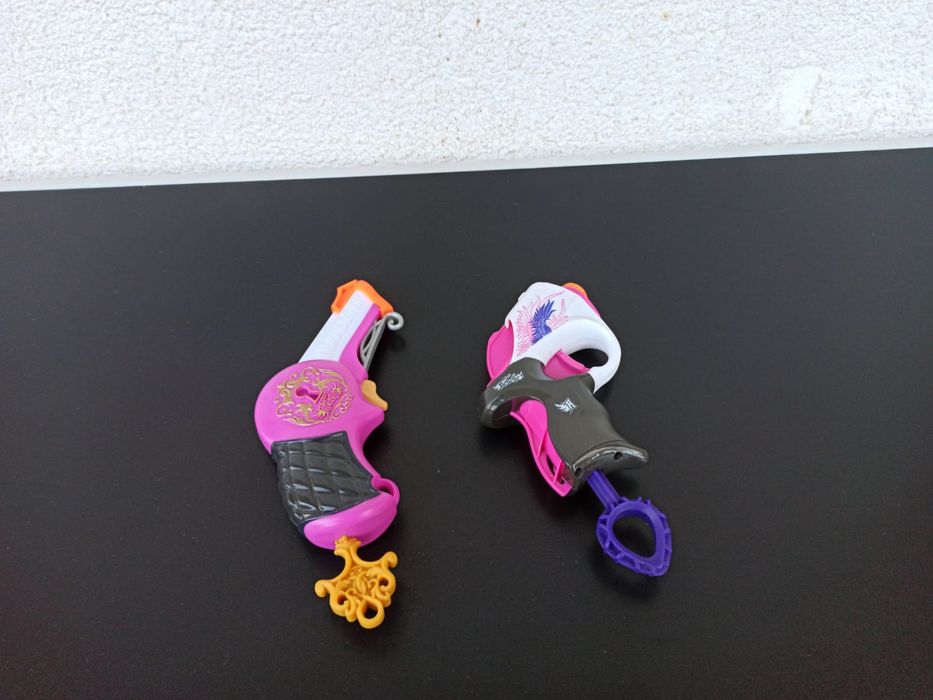 Set lot NERF REBELLE fetițe fete pistol shotgun blaster pistol