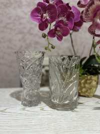 Хрустальные вазы, антиквариант, ваза для цветов