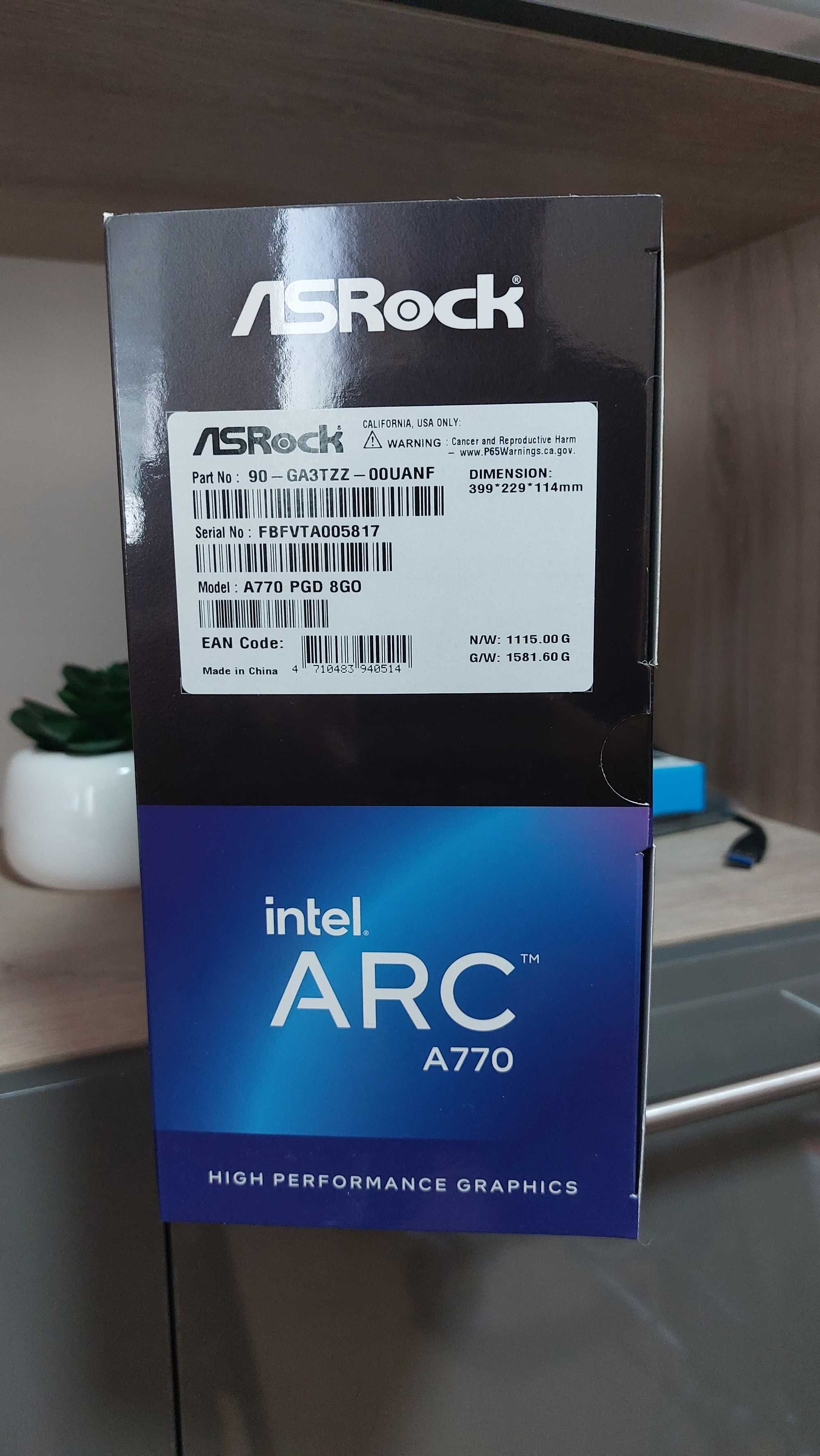 Видеокарта Asrock Intel Arc A770 8GB