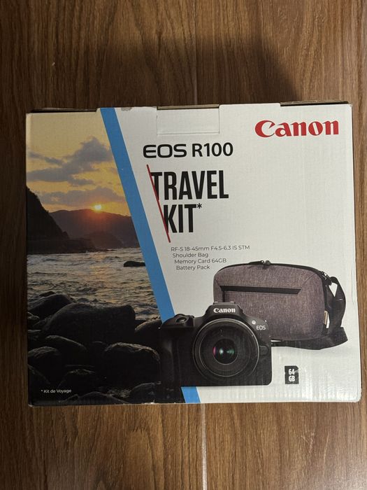 Canon eos r100 Travel Kit - aparat foto SIGILAT NOU