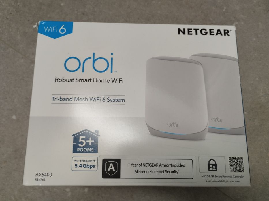 Router Modem NOU, Netgear Orbi RBK762 - 2 Pack