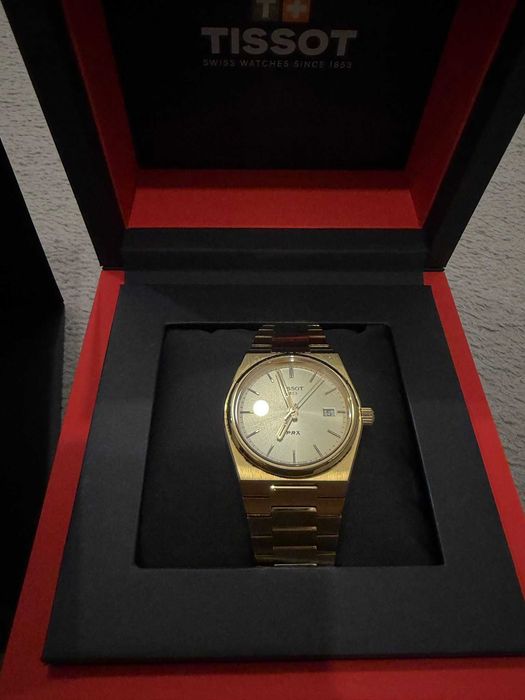 Ceas Tissot PRX Gold 40mm - Quartz - Full Box - Stare Impecabilă