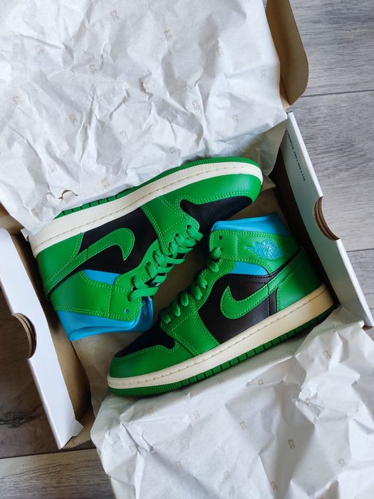 Air Jordan 1 mid Lucky Green