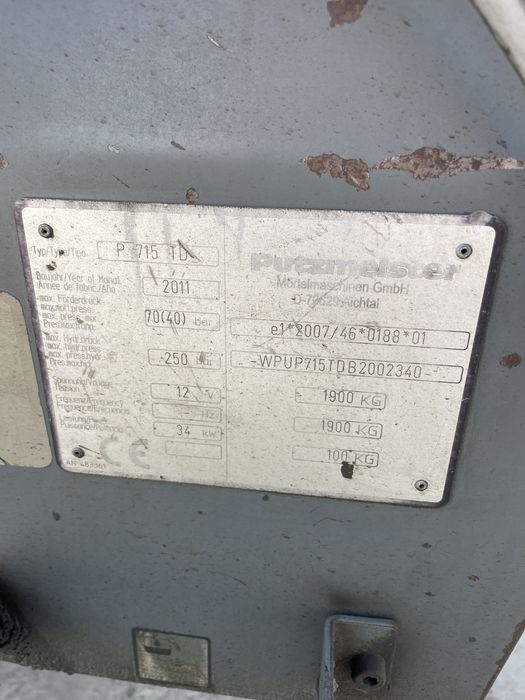 Putzmeister p715 td