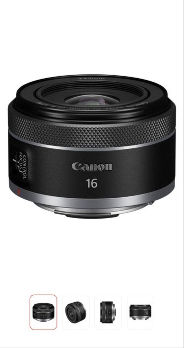 объектив Canon RF 16mm f/2.8 STM