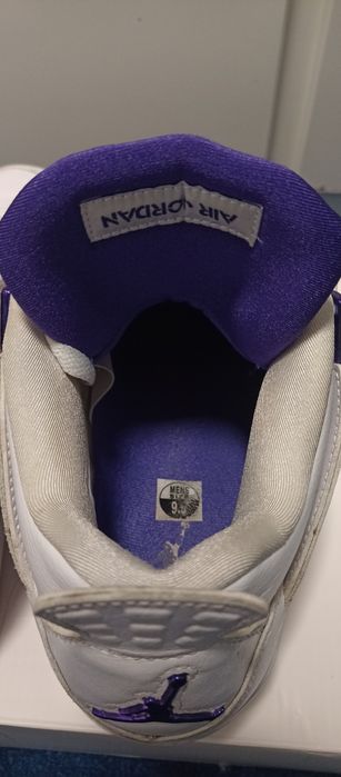 Jordan 4 Metalic Purple