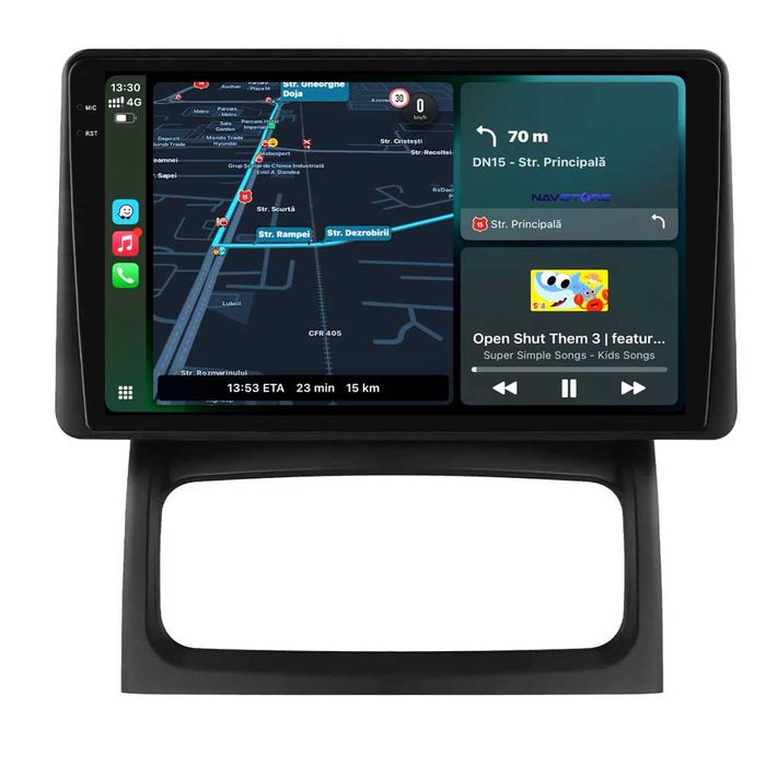 Navigatie Dedicata Renault Clio 2 (1998-2012), 9Inch, WiFi, Carplay