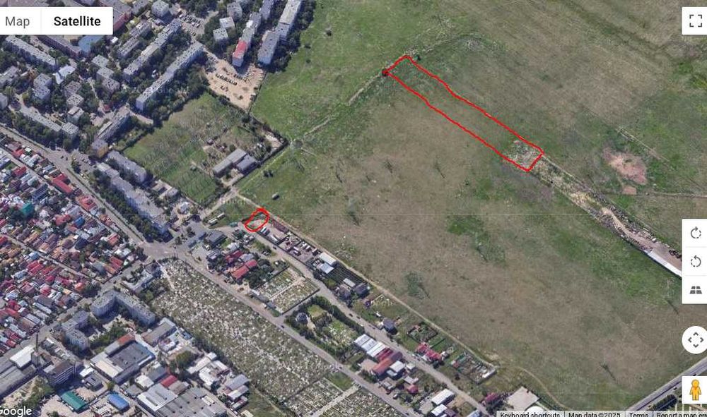 Teren intravilan Buzau 6410 mp+300mp acces Bazalt/Veteranilor