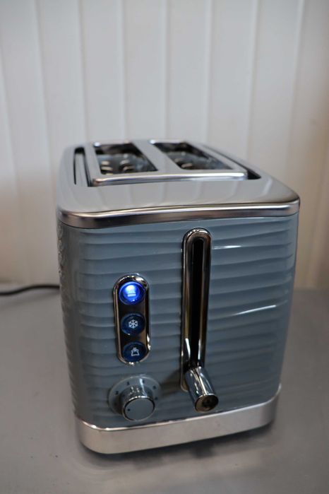 Тостер Russell Hobbs Inspire Grey Модерен дизайн, Чекмедже за трохи
