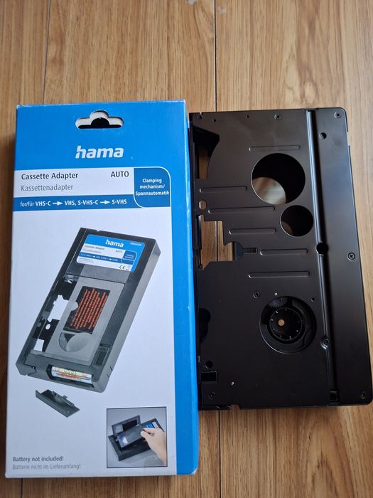 Adaptor caseta video vhs-c la vhs.