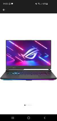 Laptop Gaming ASUS ROG Strix G15 G513IC cu procesor AMD Ryzen™ 7 4800H