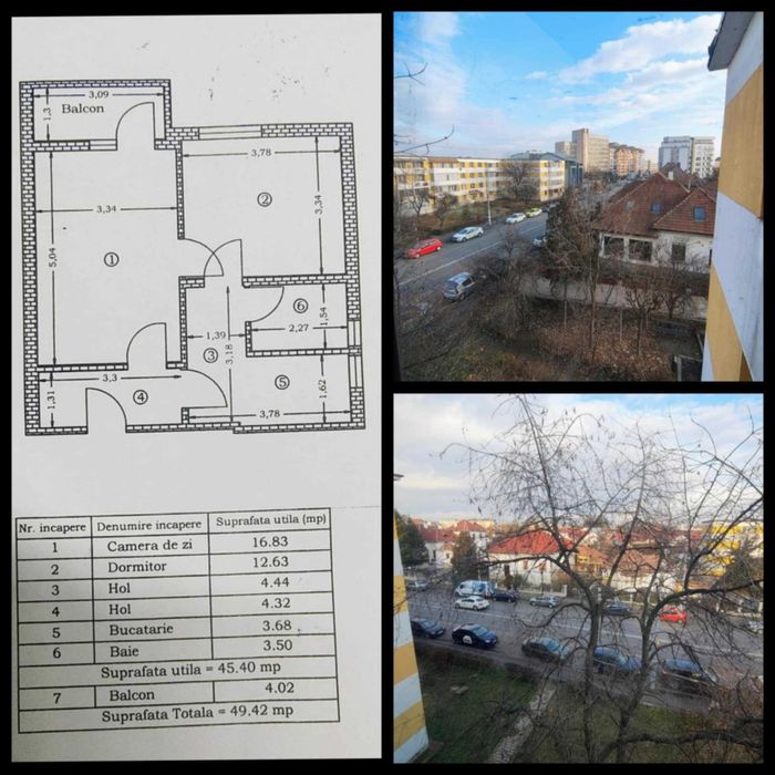 Apartament 2 camere ultracentral, Bld Republicii