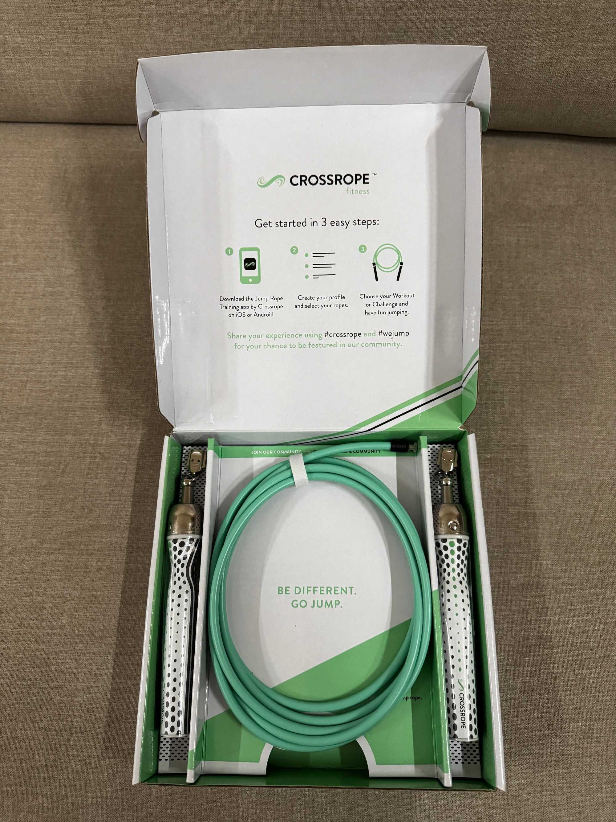 Професионално въже за скачане на топ марка Crossrope САЩ, НОВО