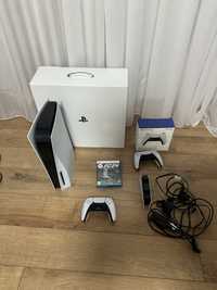 PlayStation 5 Disk, 2 manete, Fifa 24, Incarcator