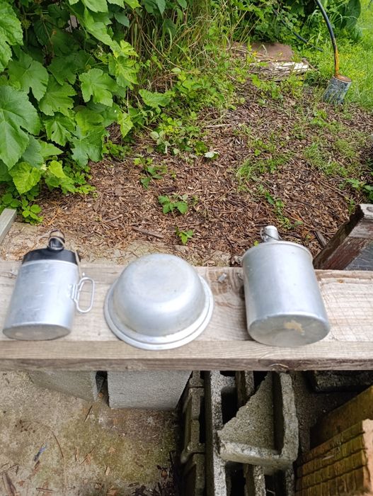 Gamelă recipient aluminiu