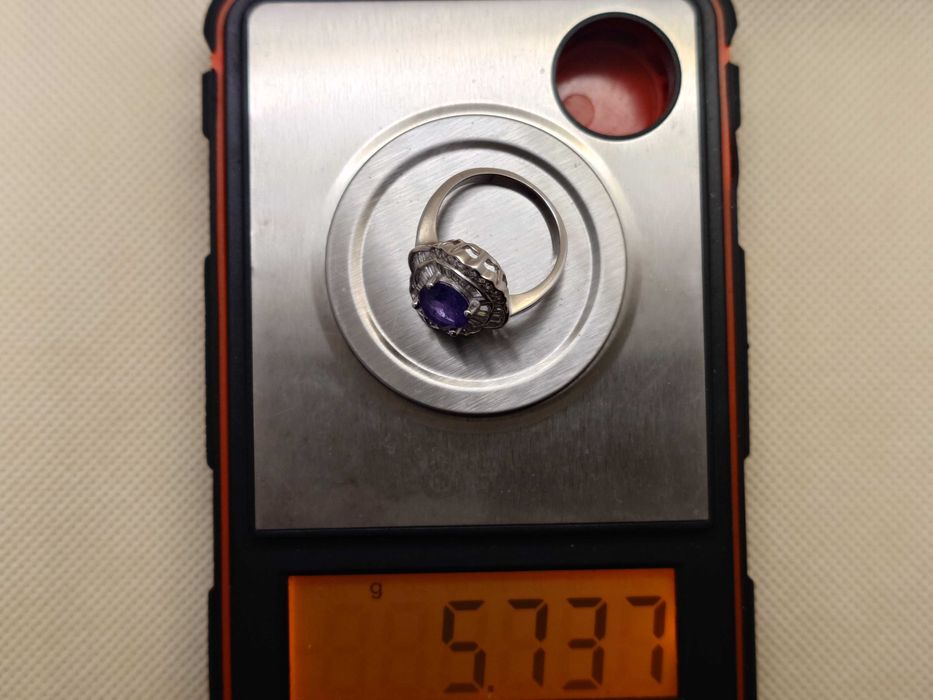 Inel din argint rodiat cu cubic zirconiu – nou