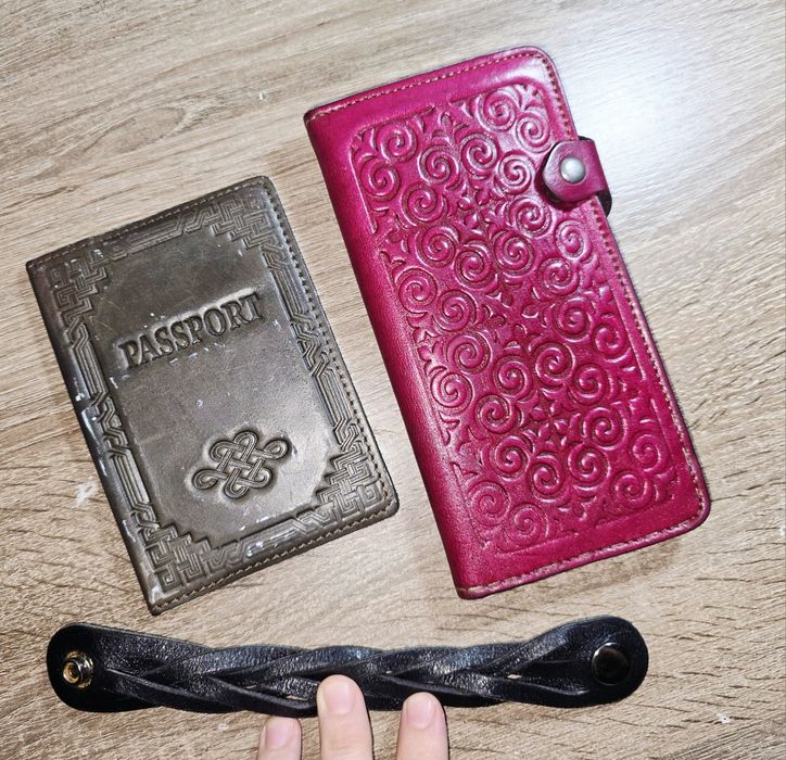 Кожа 100%. Ручная работа. Отдам всё за 5000 тг