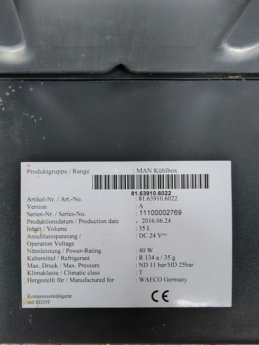 Frigider camion MAN Euro 5-6