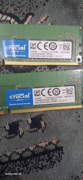 Оперативная память 2х8Gb DDR4 2400 Mhz