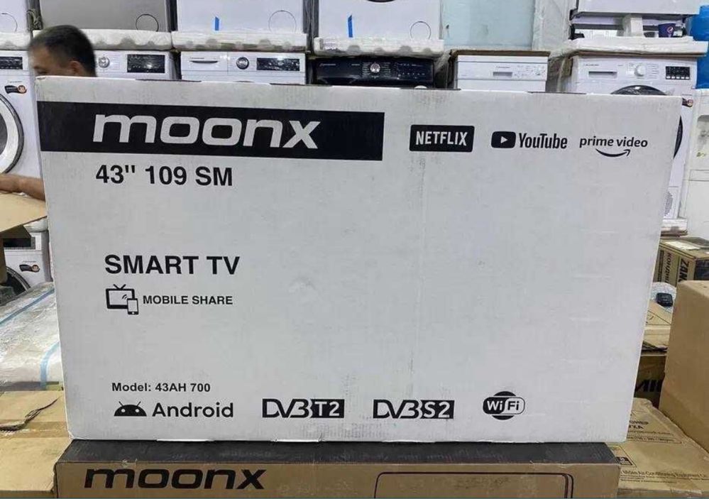 телевизор Moonx 43 Smart Tv android доставка бесплатно