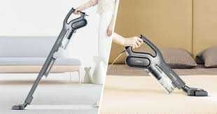 Пылесос Deerma Vacuum cleaner DX700 Черный и белый.