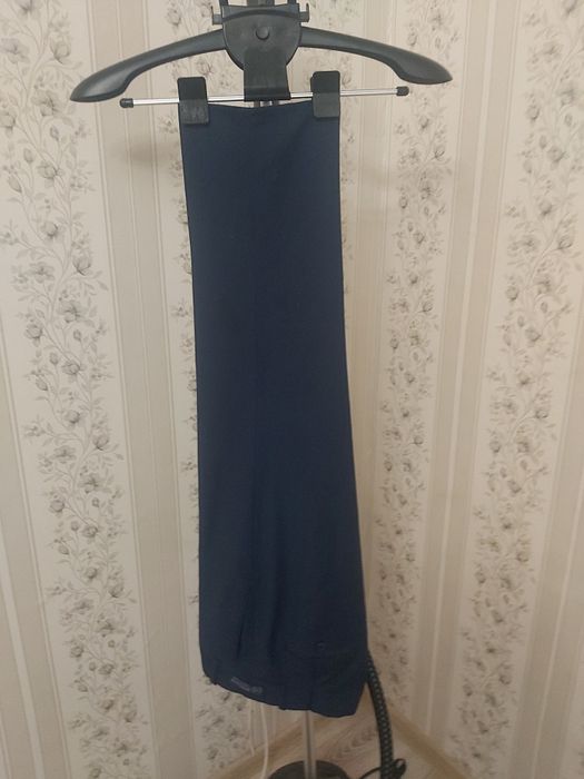 Брюки школьные синие