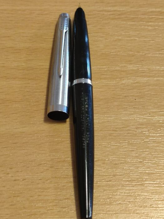 Stilou italian cu piston nou penita aurie