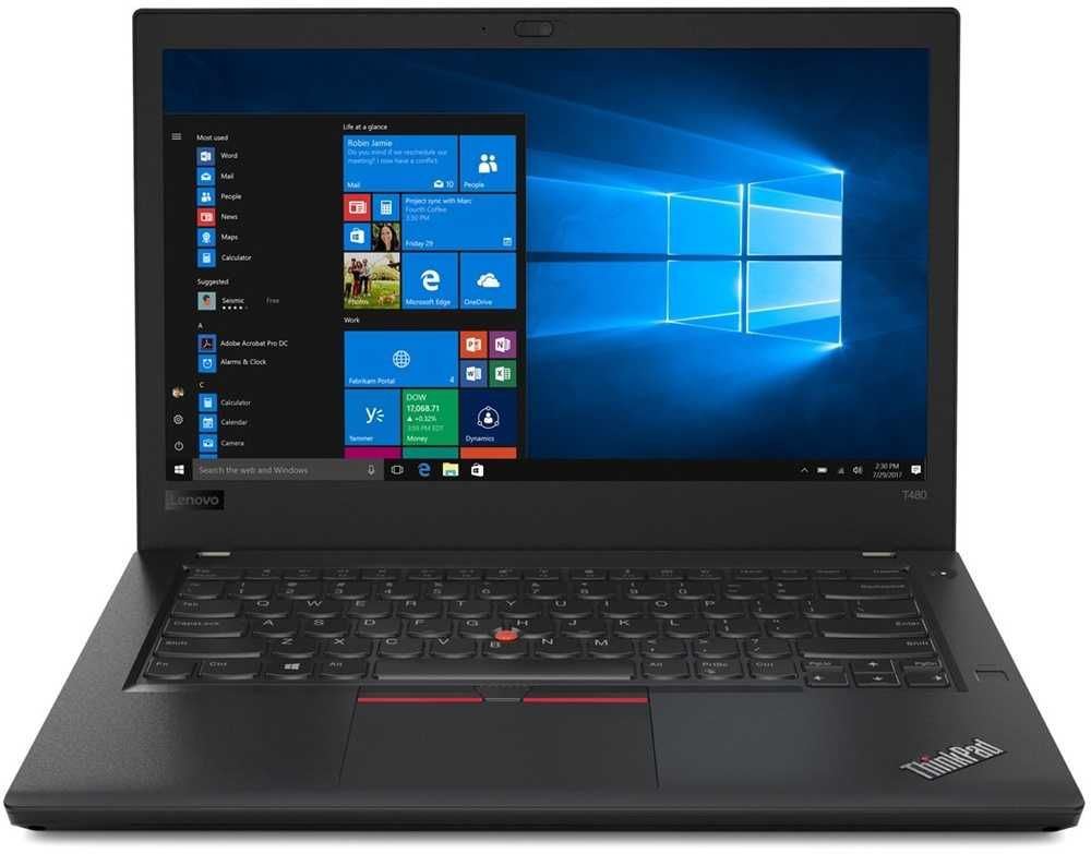 Лаптоп Lenovo ThinkPad T480, 14", i5, 8GB ram, M.2 NVMe 256GB