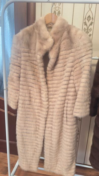 Норковая шуба Imperia Furs Италия  шампань, люкс,