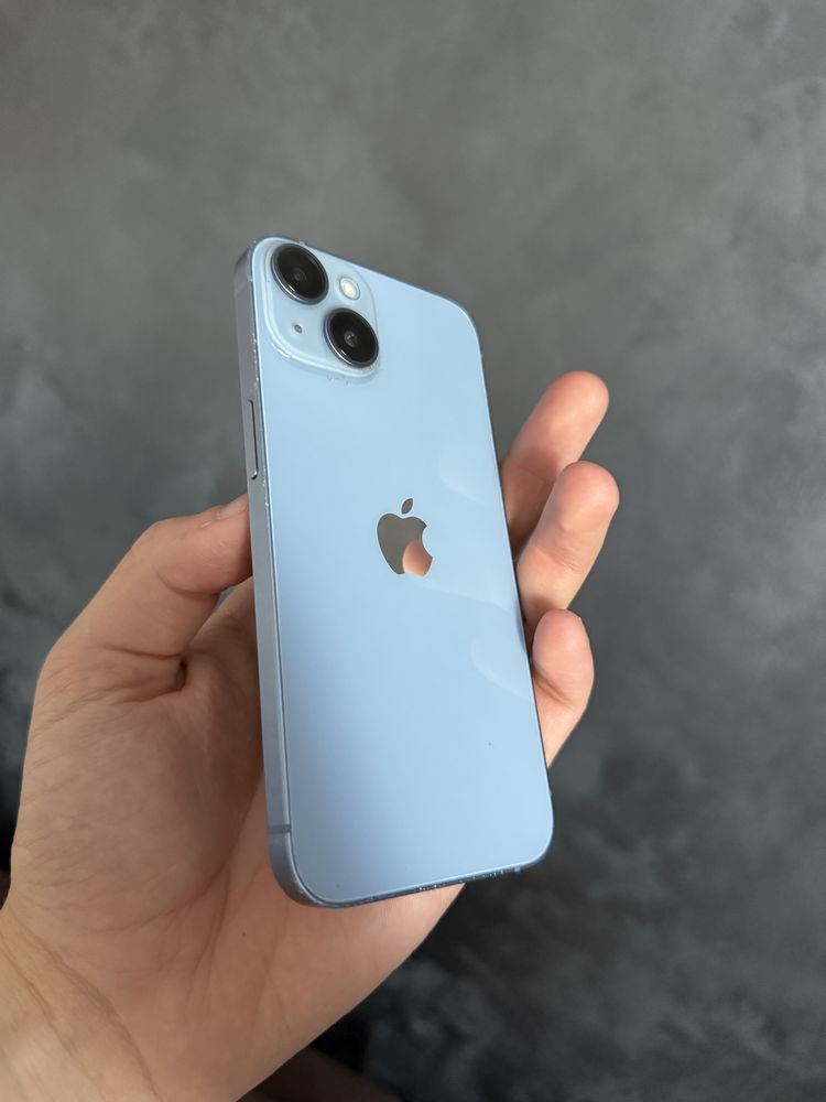 iPhone 14 Blue, 128GB, stare excelentă, baterie 83%