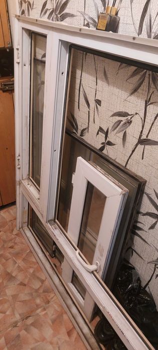 Пластиковое окно б/у