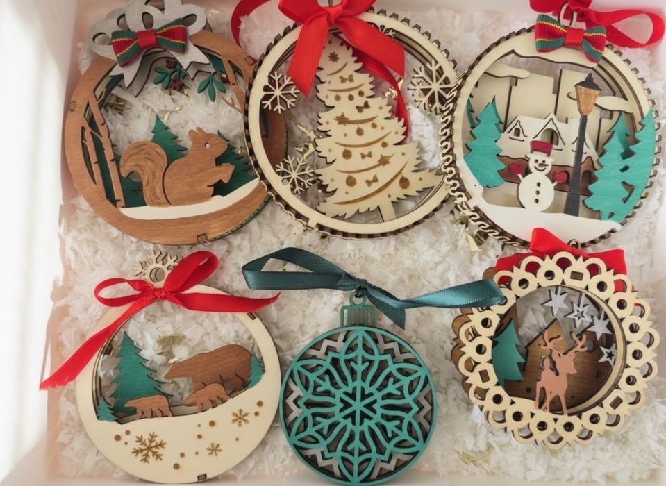 Персонализирани коледни подаръци – лазерни гравирани