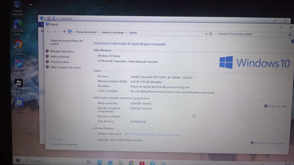 Vând laptop HP hQ Tre 71004