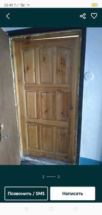 Продам деревянную дверь лакеровоною
