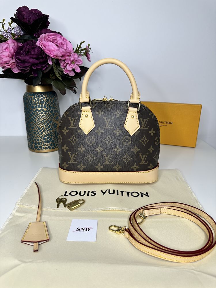Geanta Louis Vuitton Alma BB piele canvas 100% cadou