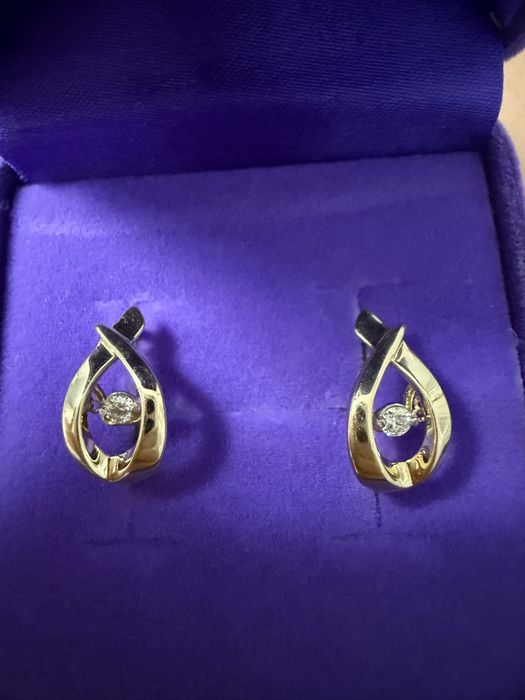 Бриллиантовые серьги