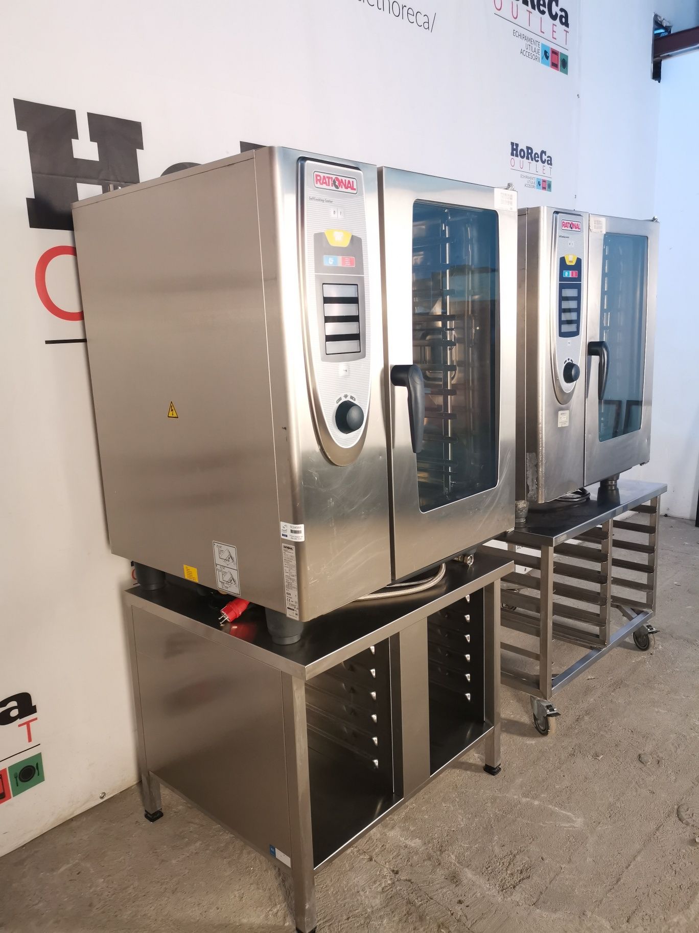 RATIONAL SCC - Convectomat, Cuptor convectie/gastronomic 10 tavi GAZ