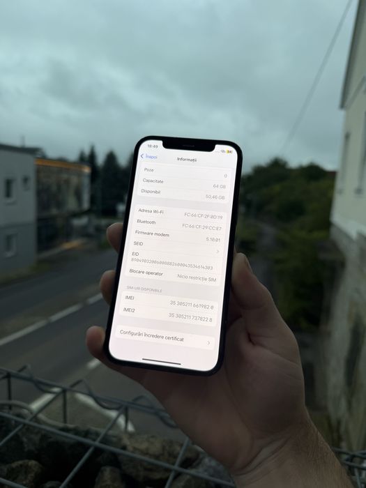 IPhone 12 64gb Black / Neverlocked