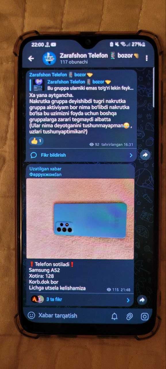 Samsung A30s 64gb xolati zo'r