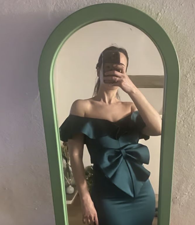 Rochie verde ocazie nu Asos Ana Radu Rhea