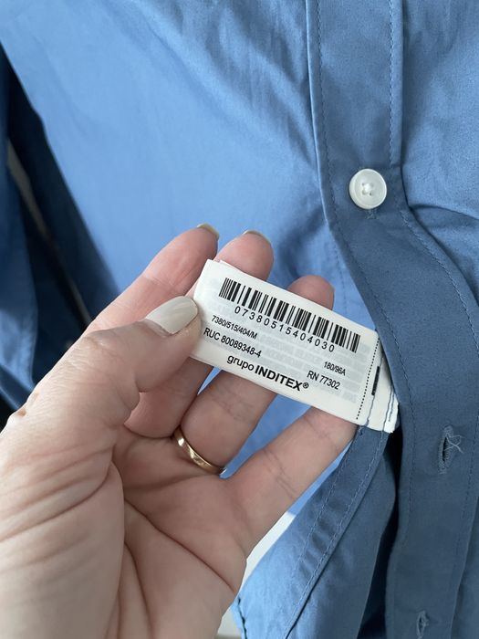 Camasa Barbati, Albastra, M, Zara, noua cu eticheta