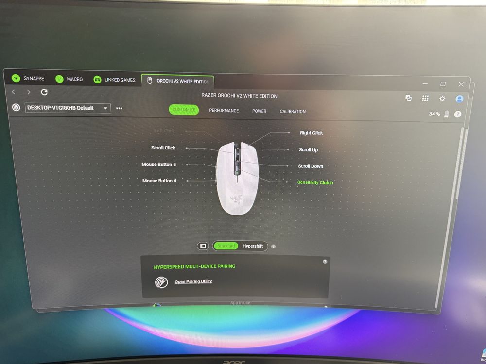 Мишка Razer Orochi V2 White Edition Wireleass