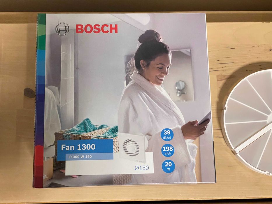 Вентилатор за баня Bosch F1300 W 150 - чисто нов