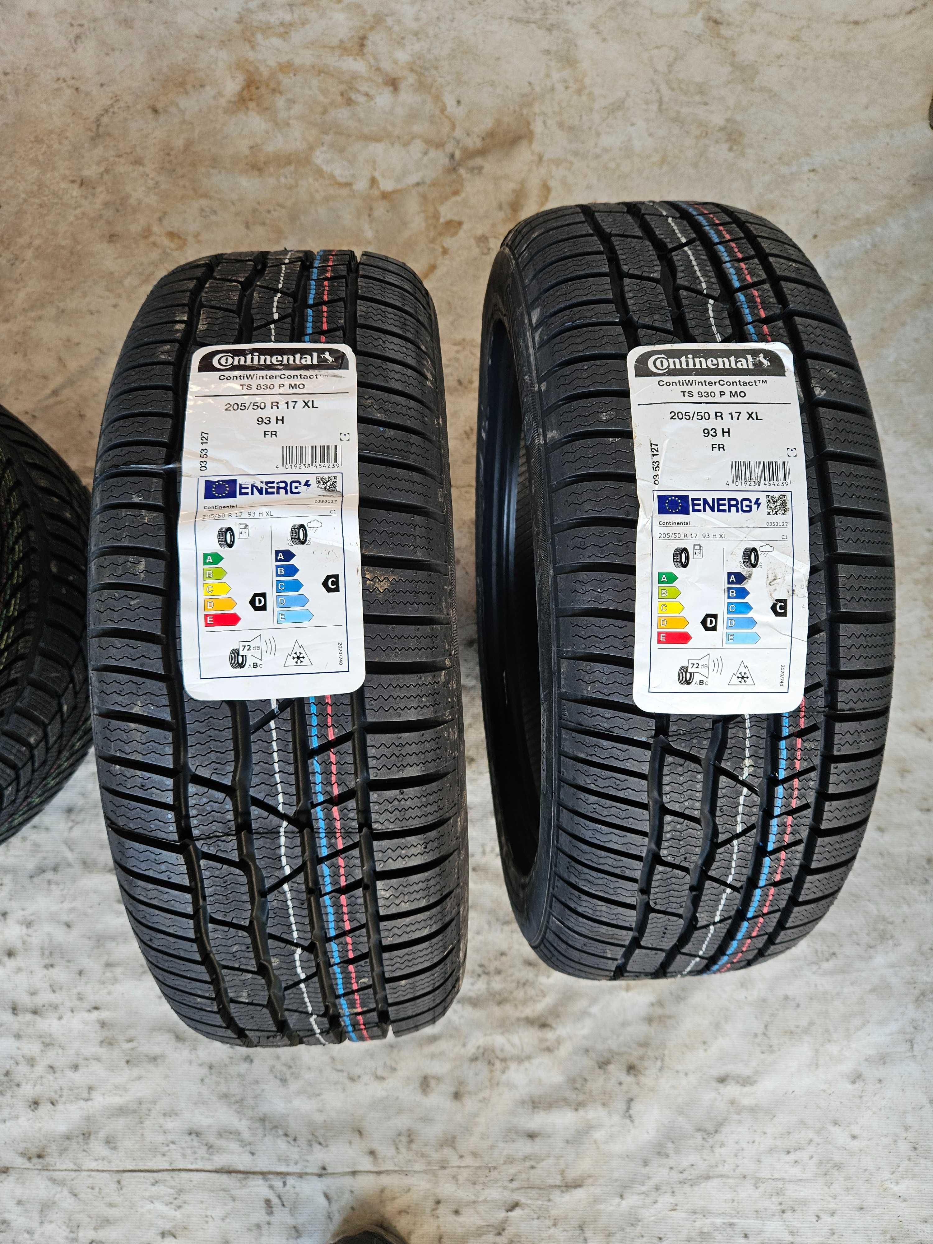 2 Нови зимни гуми 205/50 R17 Continental WinterContact TS830P MO 93H