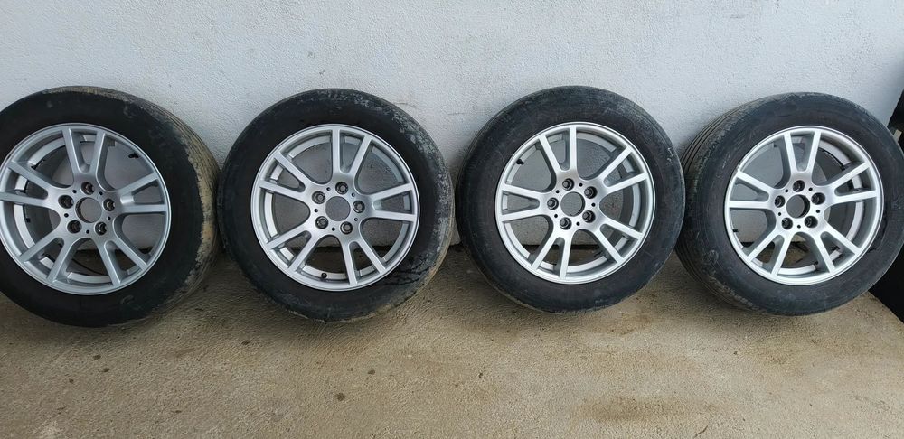 Set jante BMW 17 style 148 dedicate BMW X3 E83 8J 17 ET 46 ( anvelopele nu sunt bune)